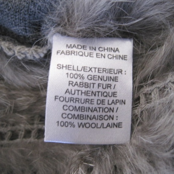 Haute Hippie Rabbit Fur Open Front Knit Cardigan - Picture 8 of 8